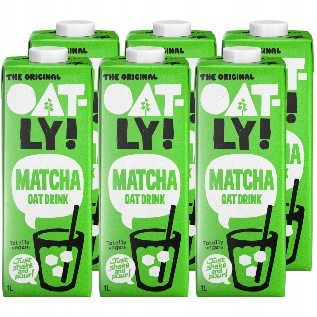 Oatly ovesný nápoj s příchutí Matcha 1 l x 6 kusů