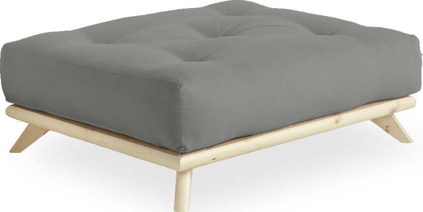 Podnožka Karup Design Senza Natural Clear/Grey