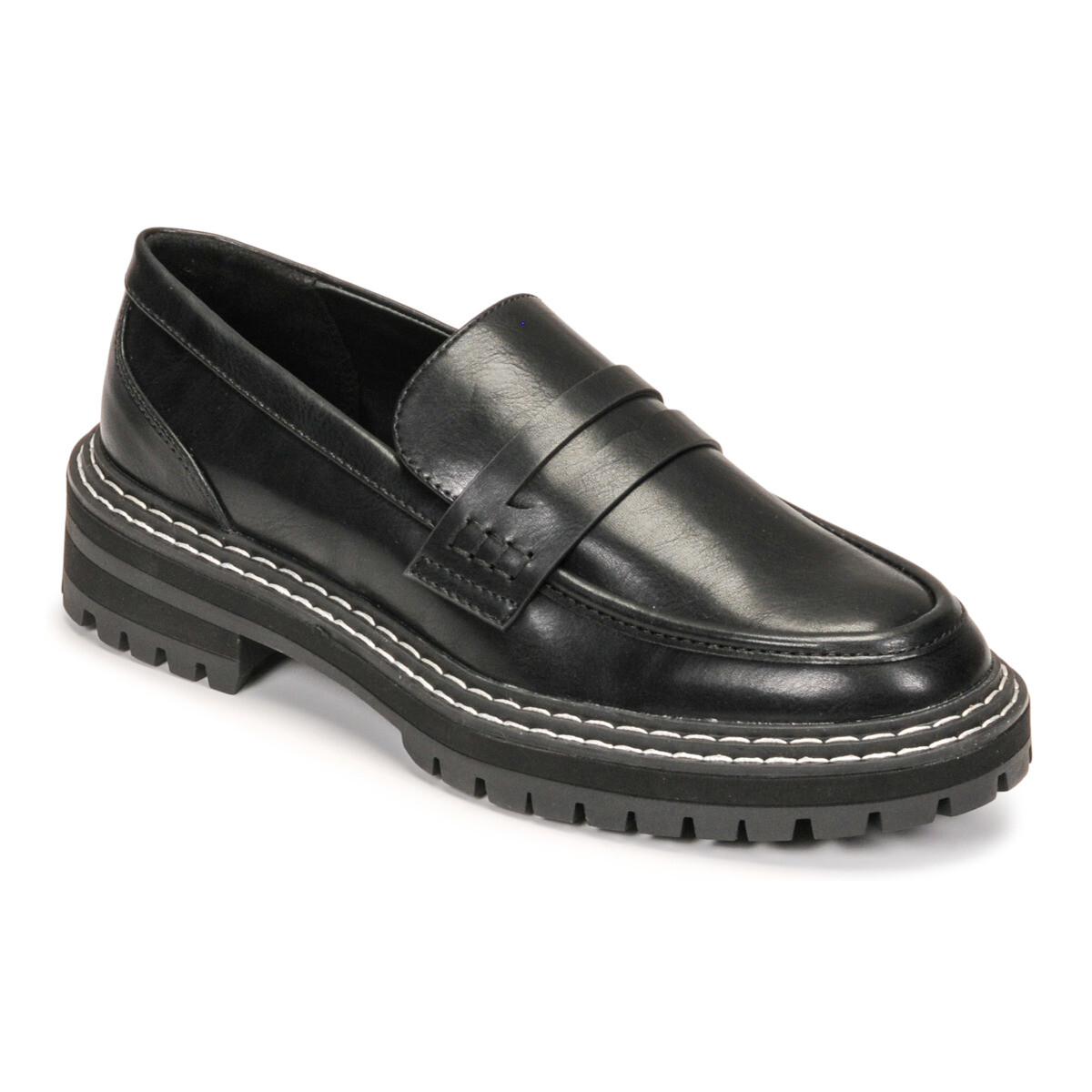 Only  ONLBETH-3 PU LOAFFER  Černá