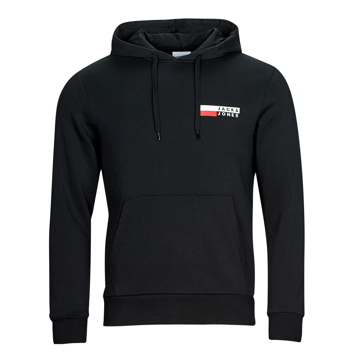 Jack & Jones  JJECORP LOGO SWEAT HOOD PLAY  Černá