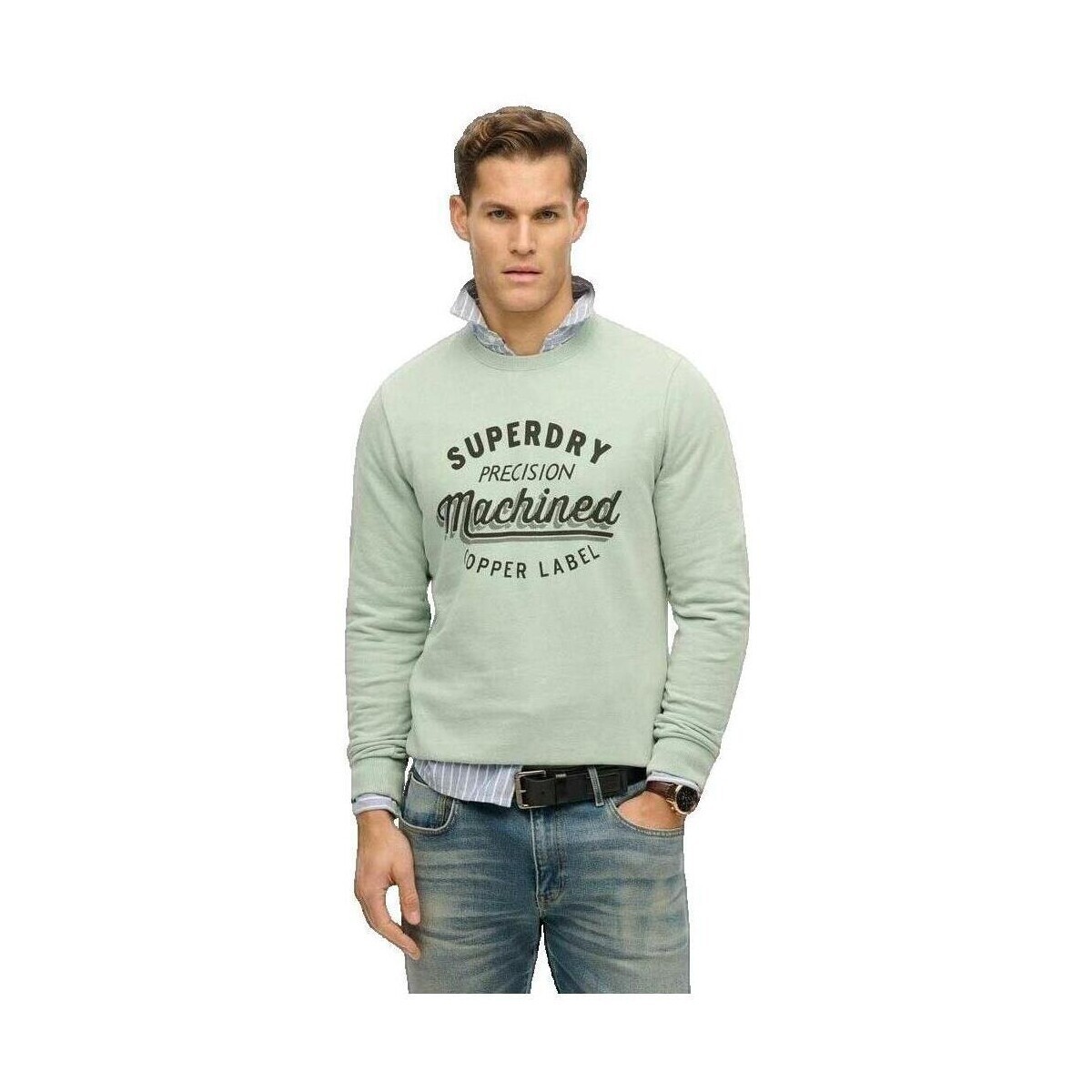 Superdry  Vintage Wash Relaxed  Zelená