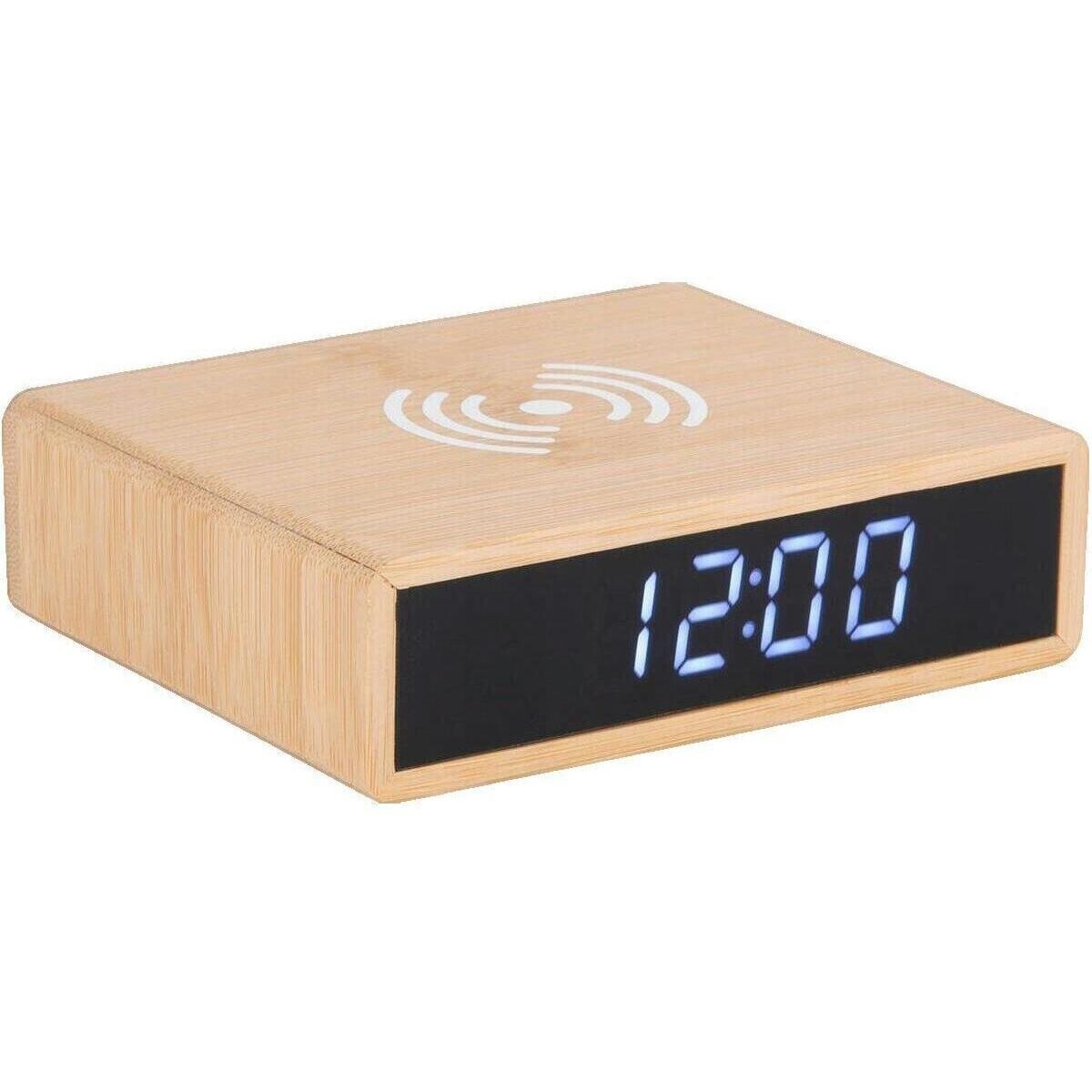 Karlsson  Réveil  Flat LED Bois clair  Béžová