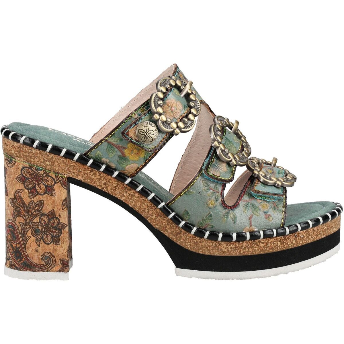 Laura Vita  Pantoletten  Šedá