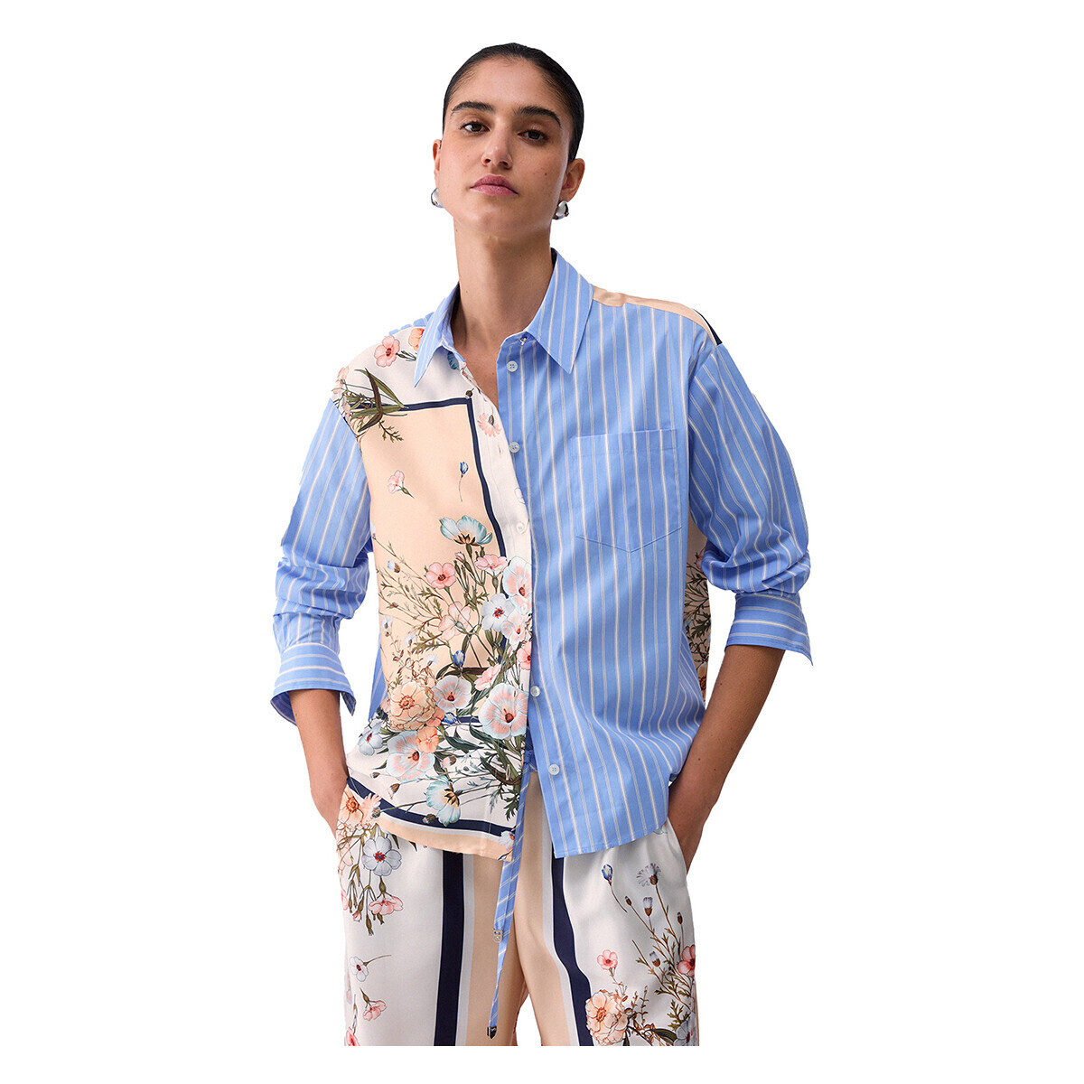 Liu Jo  TS M/L WA6383 T2555  Modrá