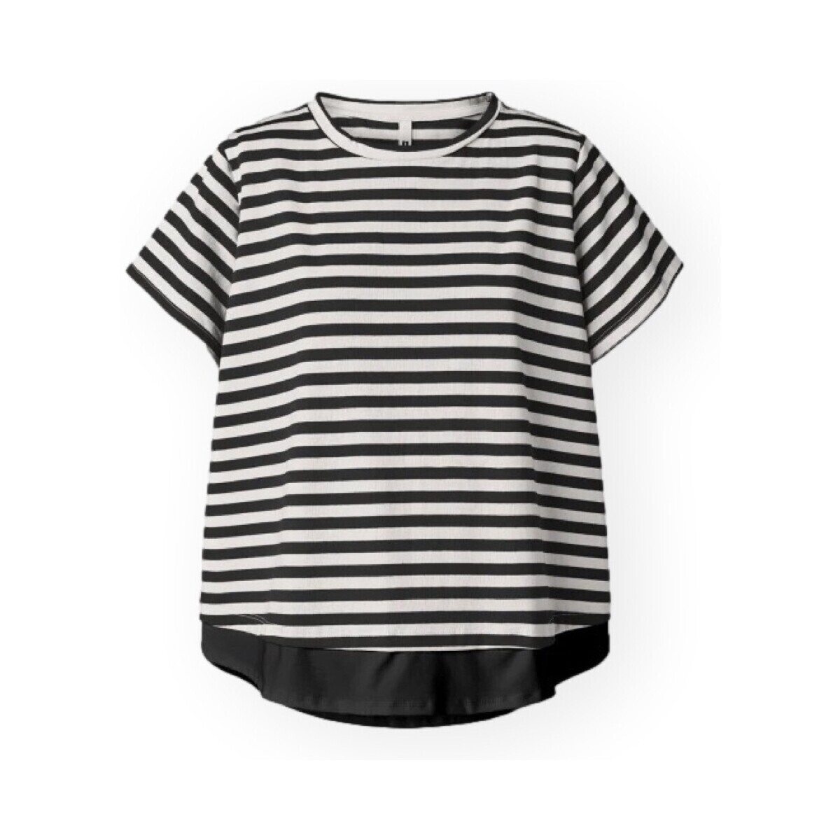 Wendy Trendy  Top 220692 - Black/Ecru  Černá