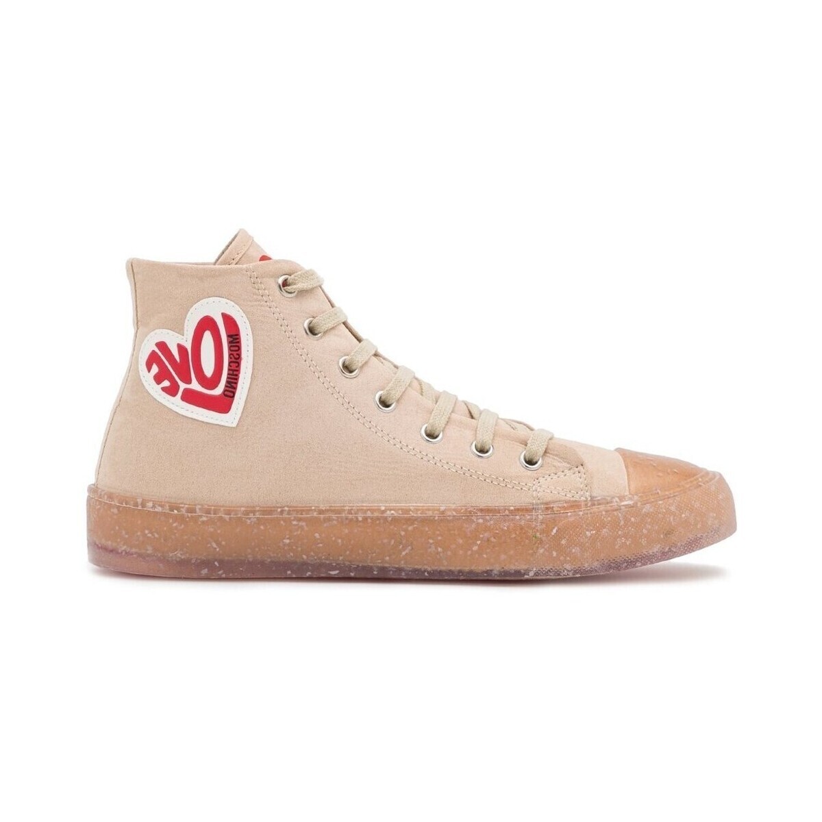 Love Moschino  SNEAKERDECO30SUEDEPLBEIGE  Červená