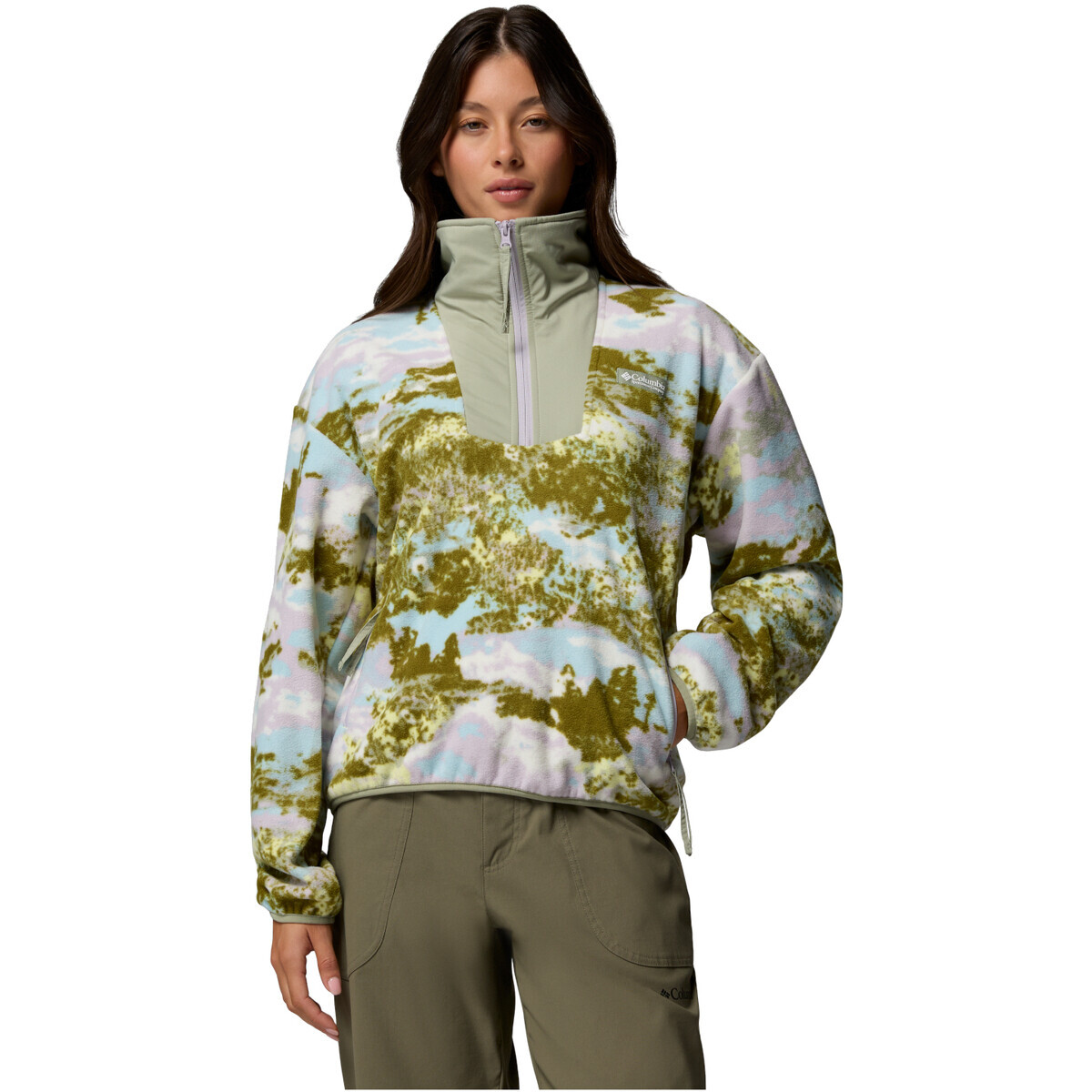 Columbia  Sequoia Grove Printed Half Zip Fleece  ruznobarevne
