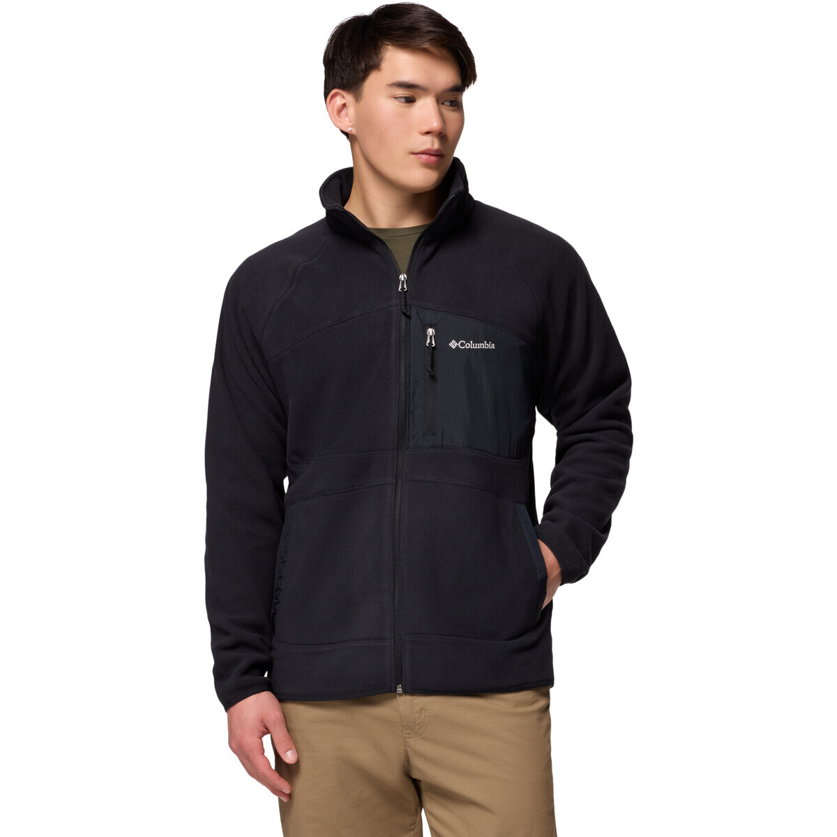Columbia  Fast Trek Overlay Full Zip Fleece  Černá