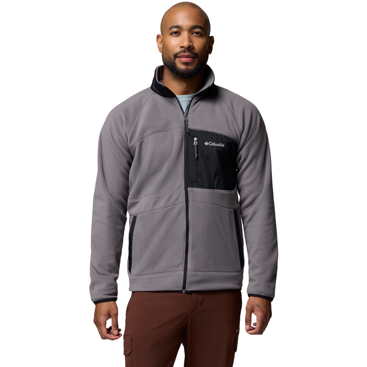 Columbia  Fast Trek Overlay Full Zip Fleece  Šedá