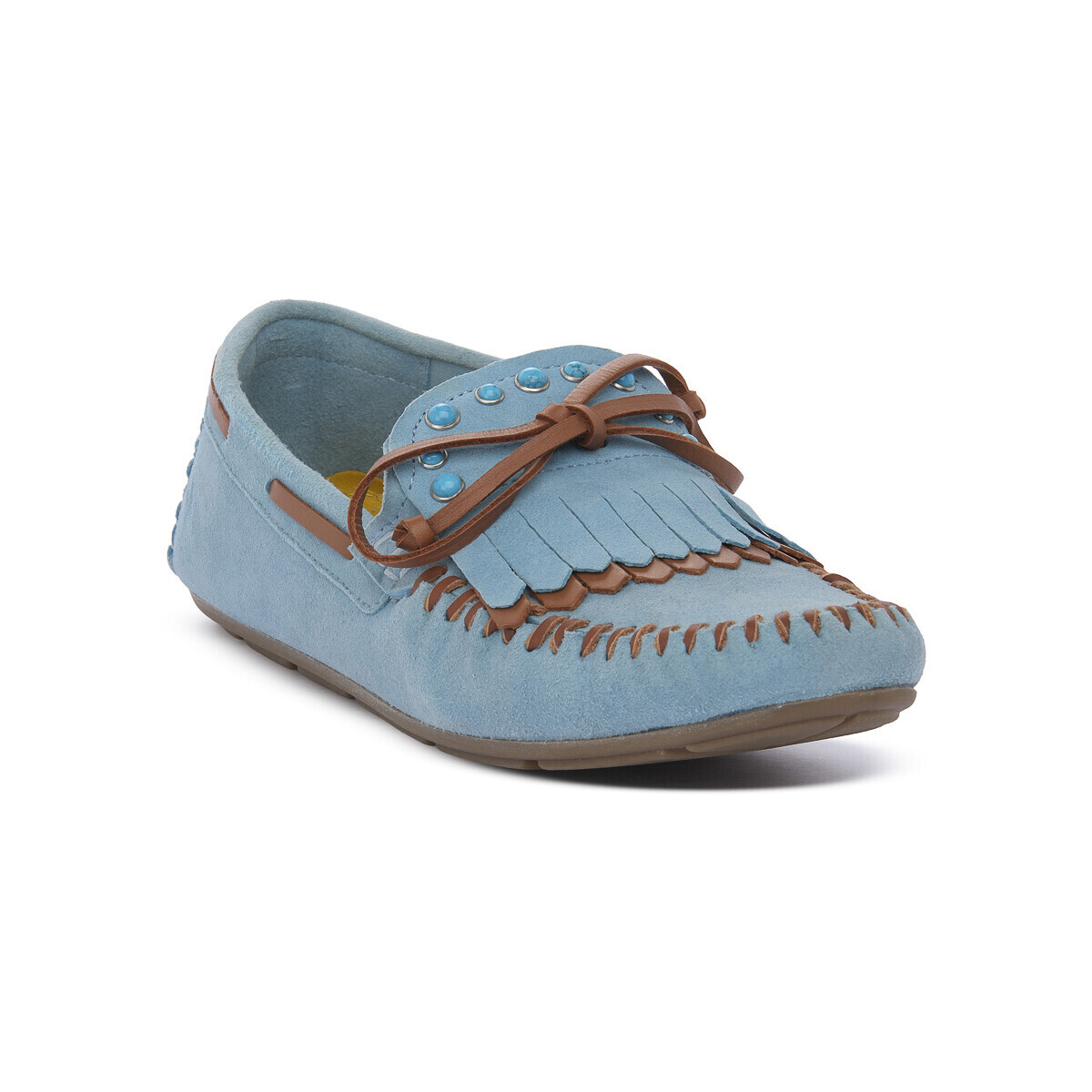 Café Noir  CAFE ' NOIR B022 MOCASSINO AZZURRO  Modrá