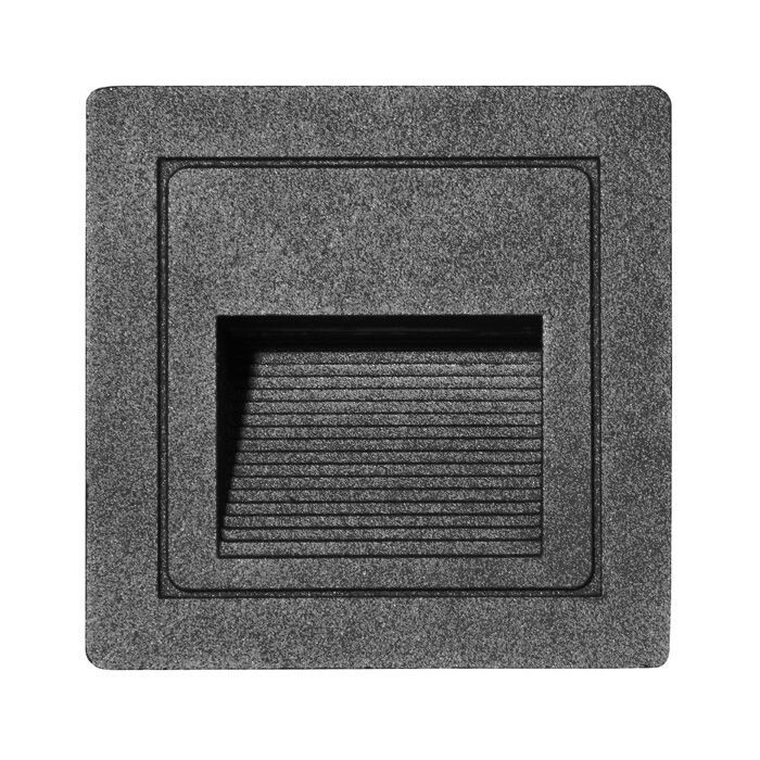 Ecolite LED vestavné fasádní svítidlo 3W IP54 černé - VZOREK VYP354