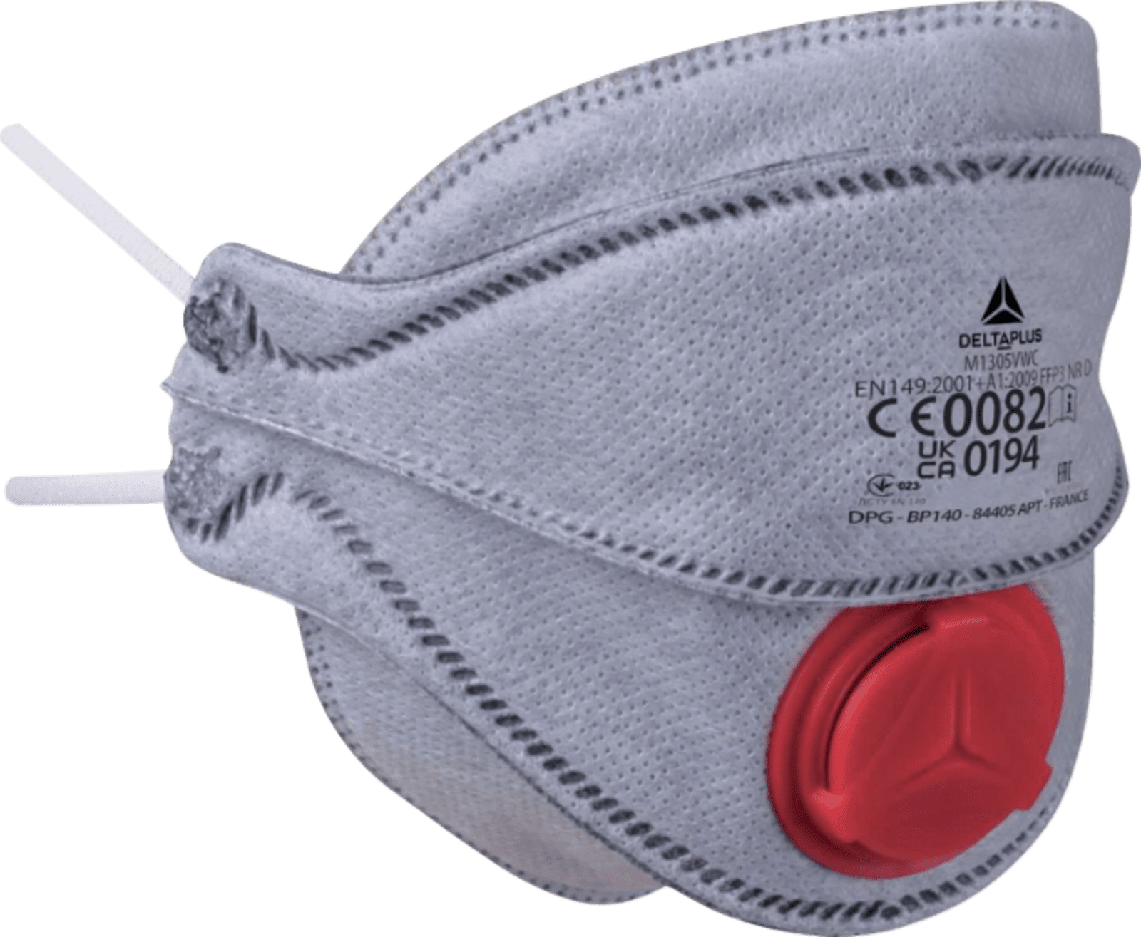 DeltaPlus M1305VW FFP3 skládaný s ventilkem aktivní uhlí Respirátor