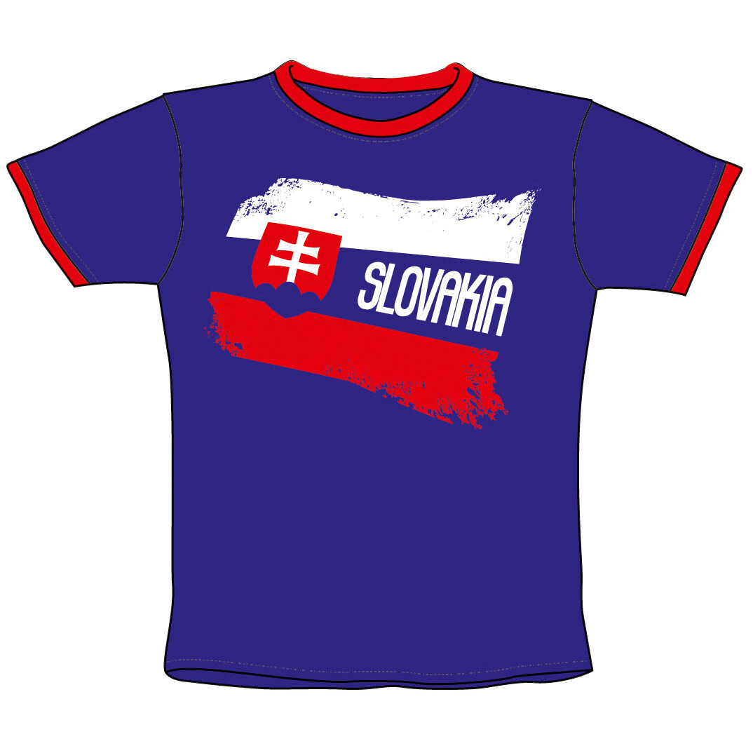 Triko pánské Slovakia - modré, S