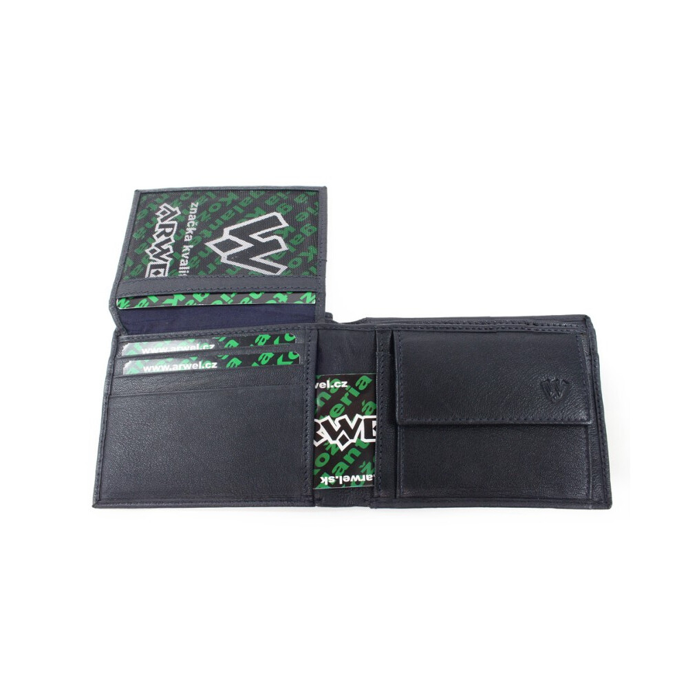 Pánská kožená peněženka Arwel 1311­ - modrá