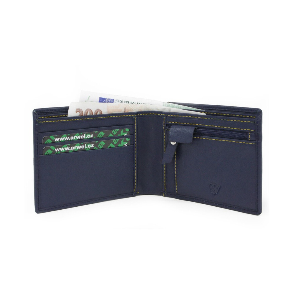 Pánská kožená peněženka Arwel 1307­ - modrá