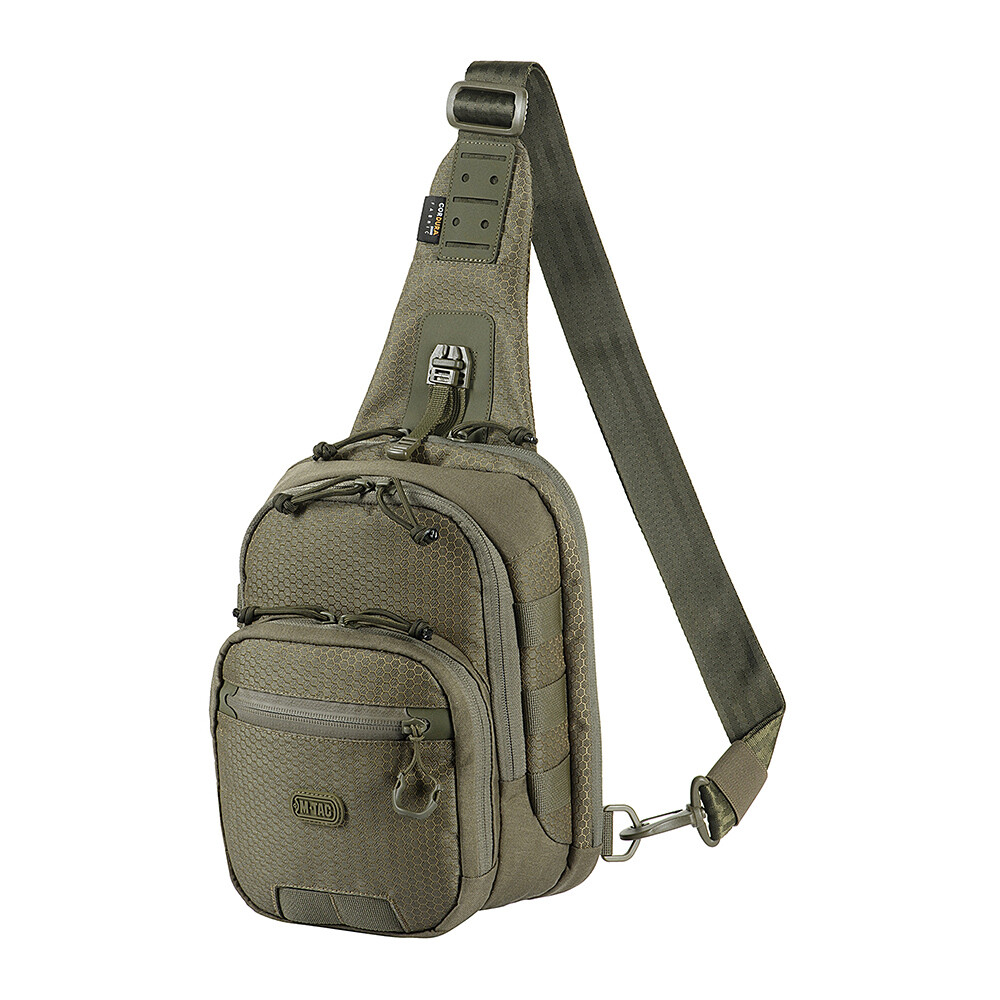Batoh M-Tac Cross Bag Slim Elite Hex 16l - olivový