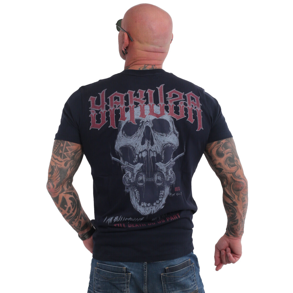 Triko pánské Yakuza Bulletproof - černé-šedé, S