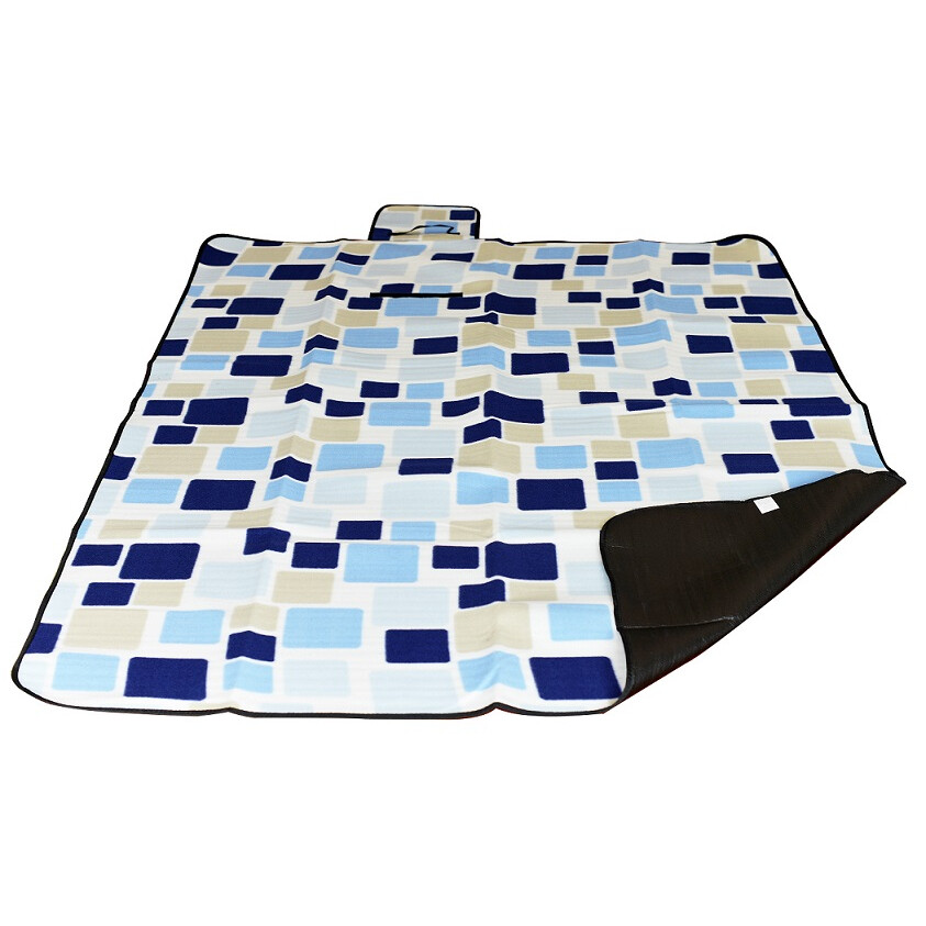 Pikniková deka Calter Duos 180x140 cm - modrá-bílá
