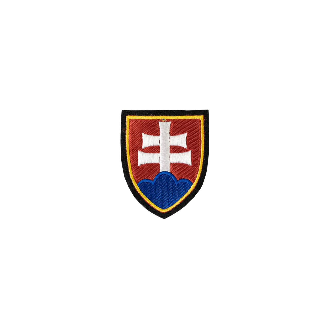 Nášivka znak Slovensko se žlutým lemem - barevná