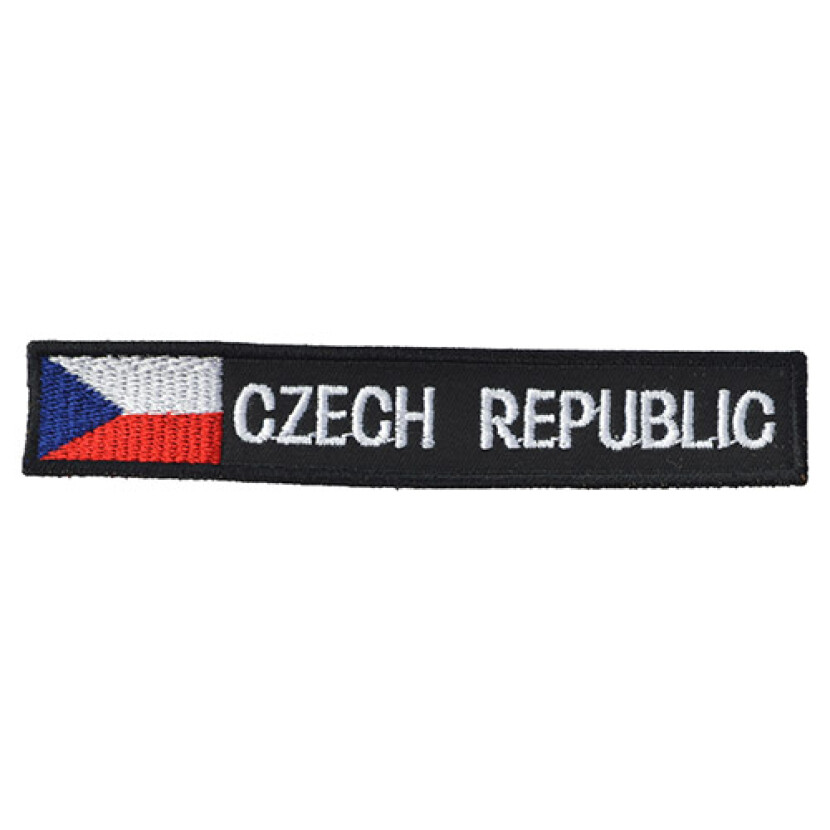 Nášivka CZECH REPUBLIC s vlajkou - barevná
