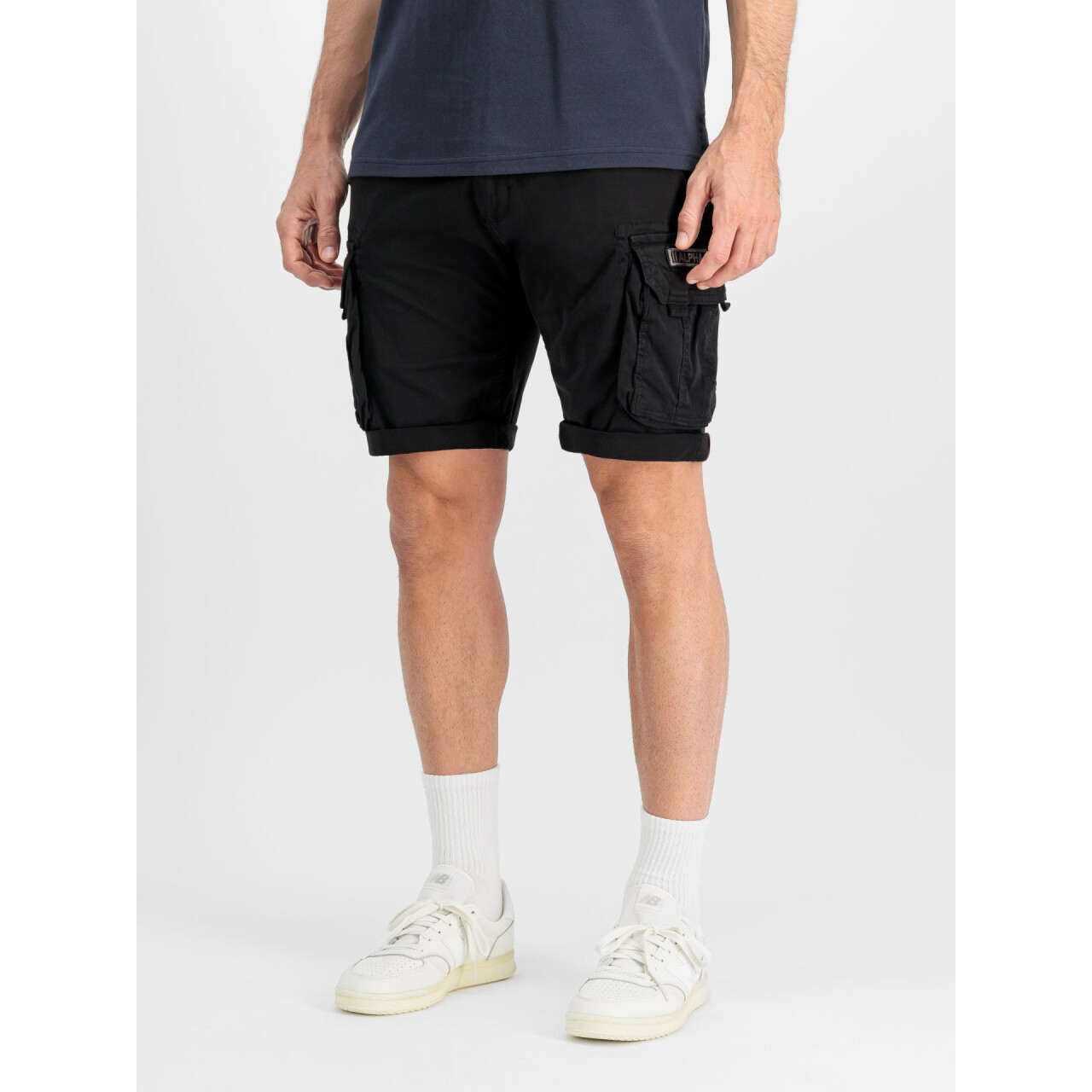 Kraťasy Alpha Industries Crew Short - černé, 28