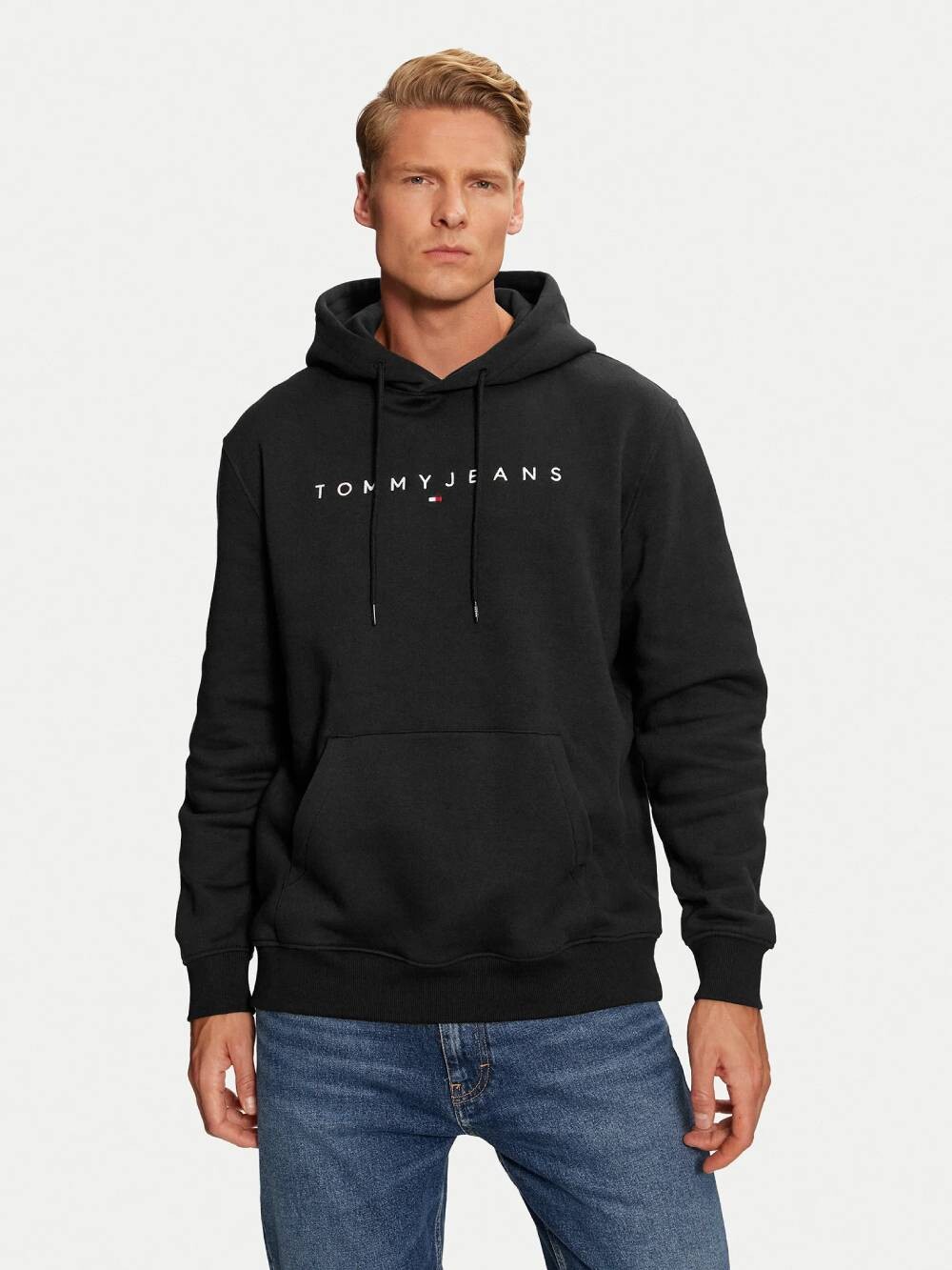 Tommy Jeans pánská černá mikina DM0DM20746 M