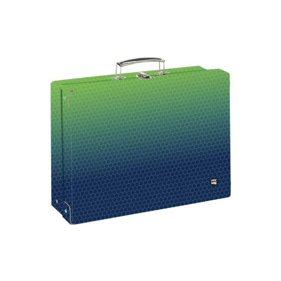 Oxybag Kufřík lamino hranatý A4 OXY NEXT - Ombre Green - 6-09826
