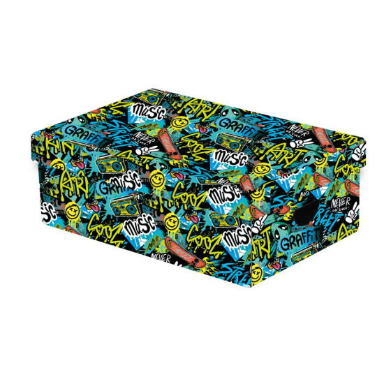 Karton P+P Krabice lamino velká - Funny Boy - 35,5 x 24 x 16 cm - 7-06426 – Karton P+P |  |