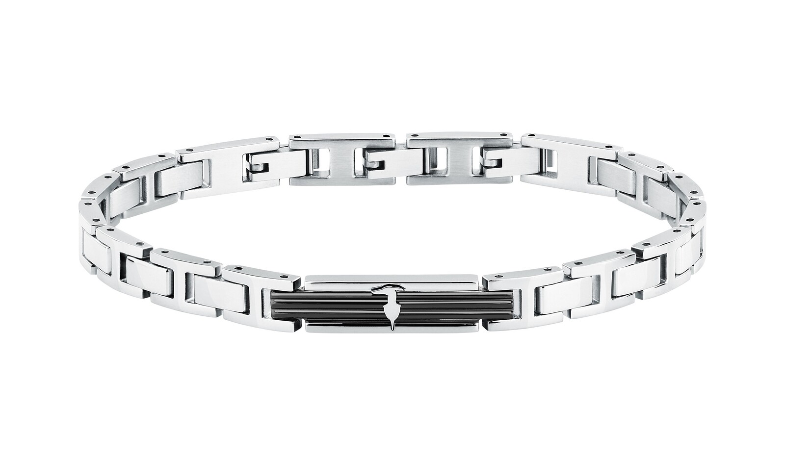 Trussardi Ikonický náramek pro muže z oceli T-Steel TJAXV49