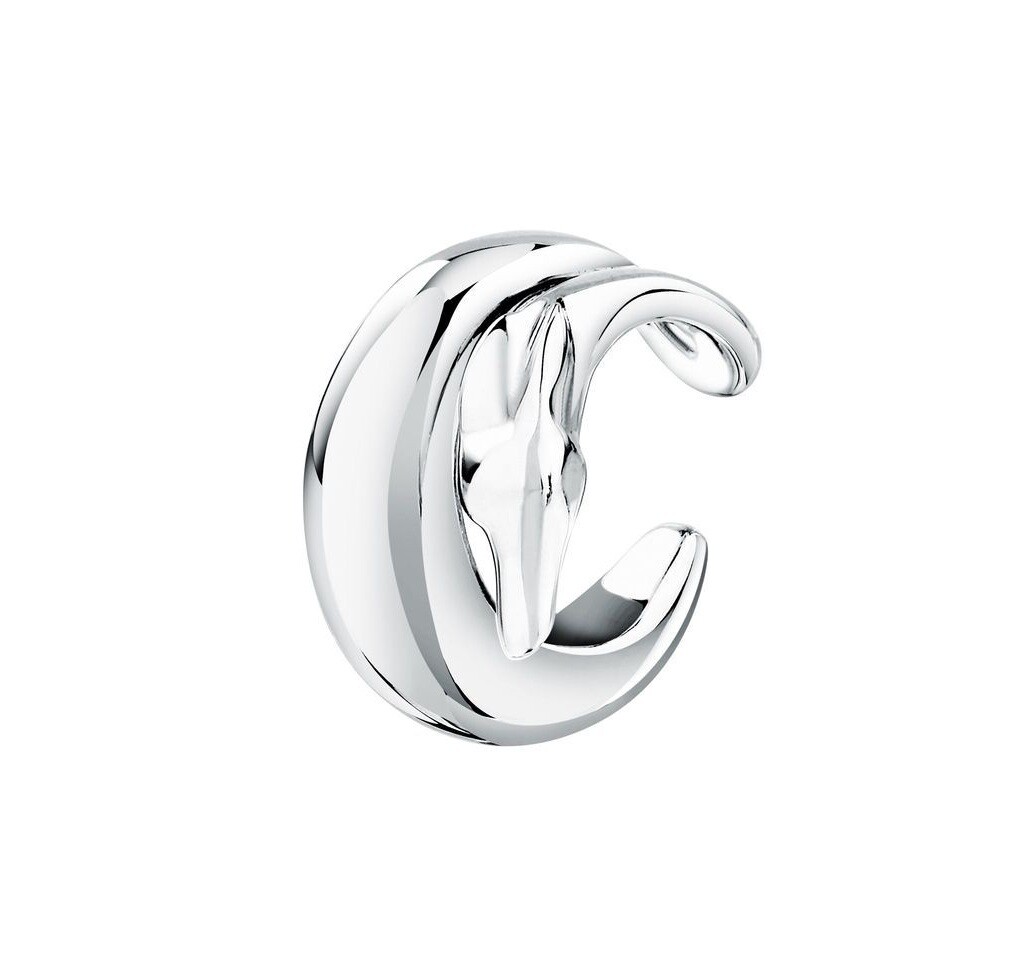 Trussardi Ikonická single záušnice z oceli T-Heritage TJAXB17