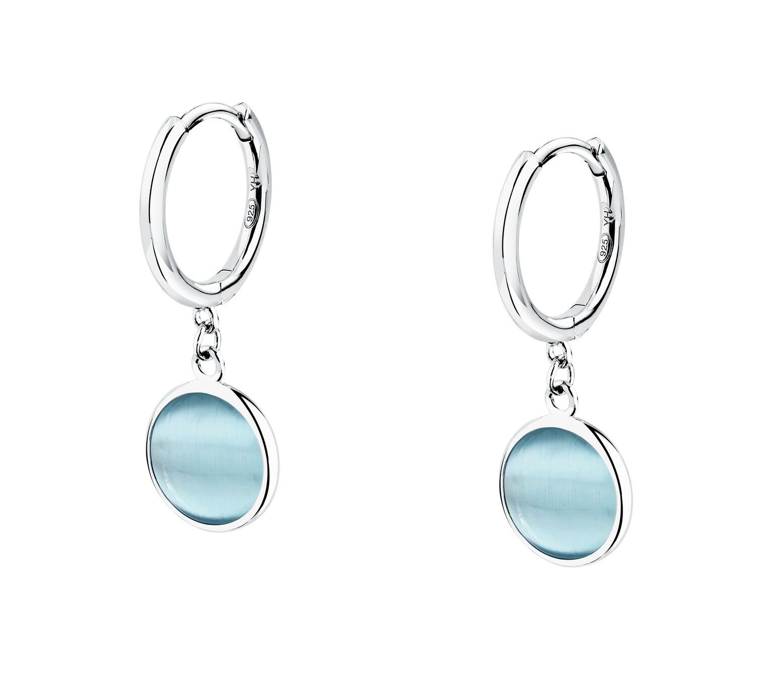 Morellato Stříbrné kruhové náušnice s kočičím okem Venezia SAZM09