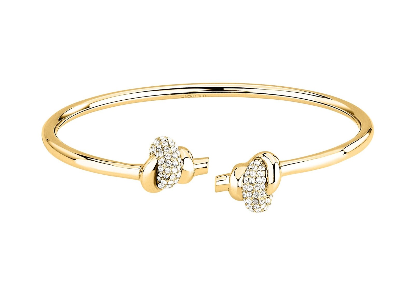 Morellato Stylový pozlacený náramek Uzel s krystaly Legame SAZO09