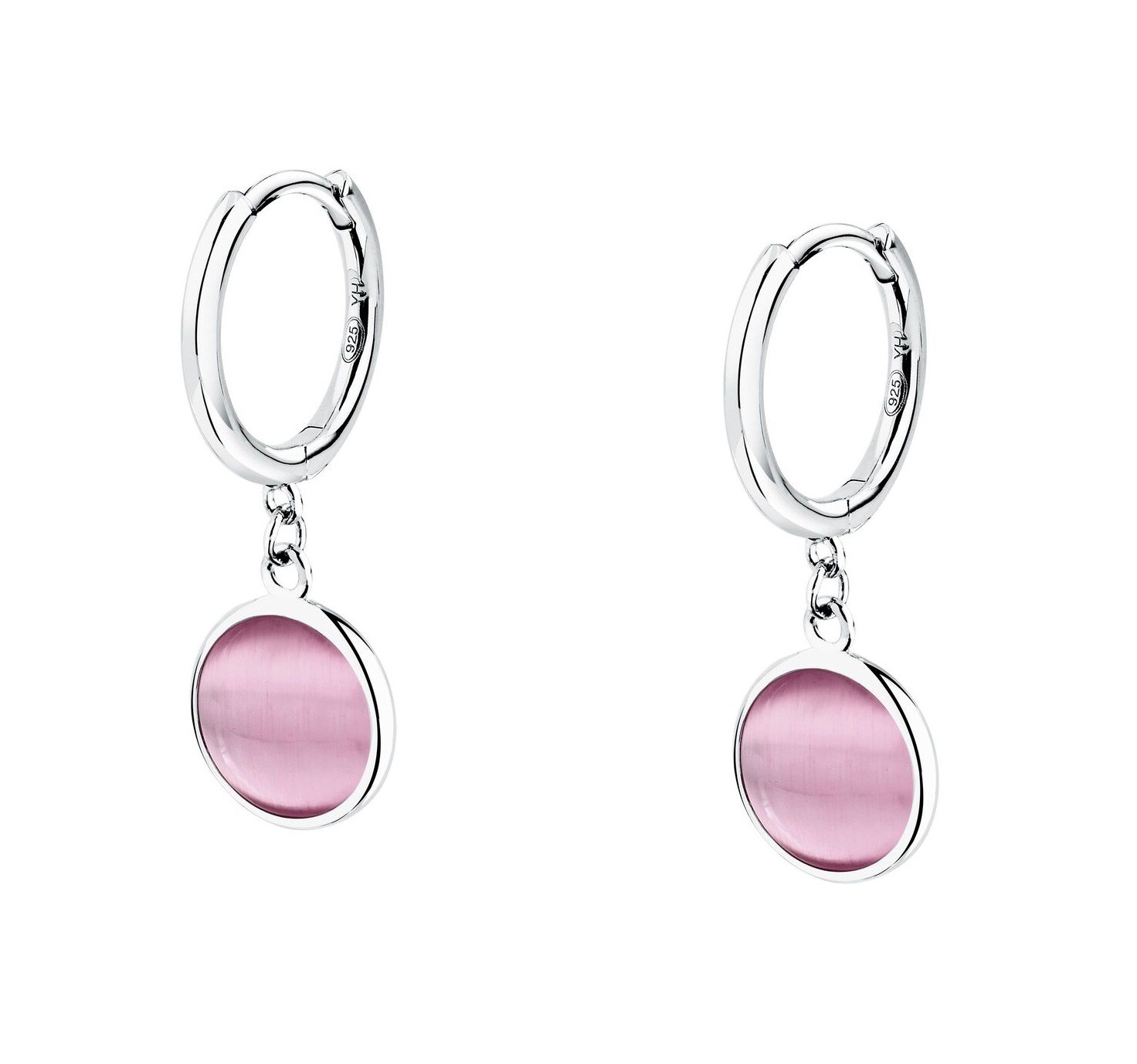 Morellato Stříbrné kruhové náušnice s kočičím okem Venezia SAZM24