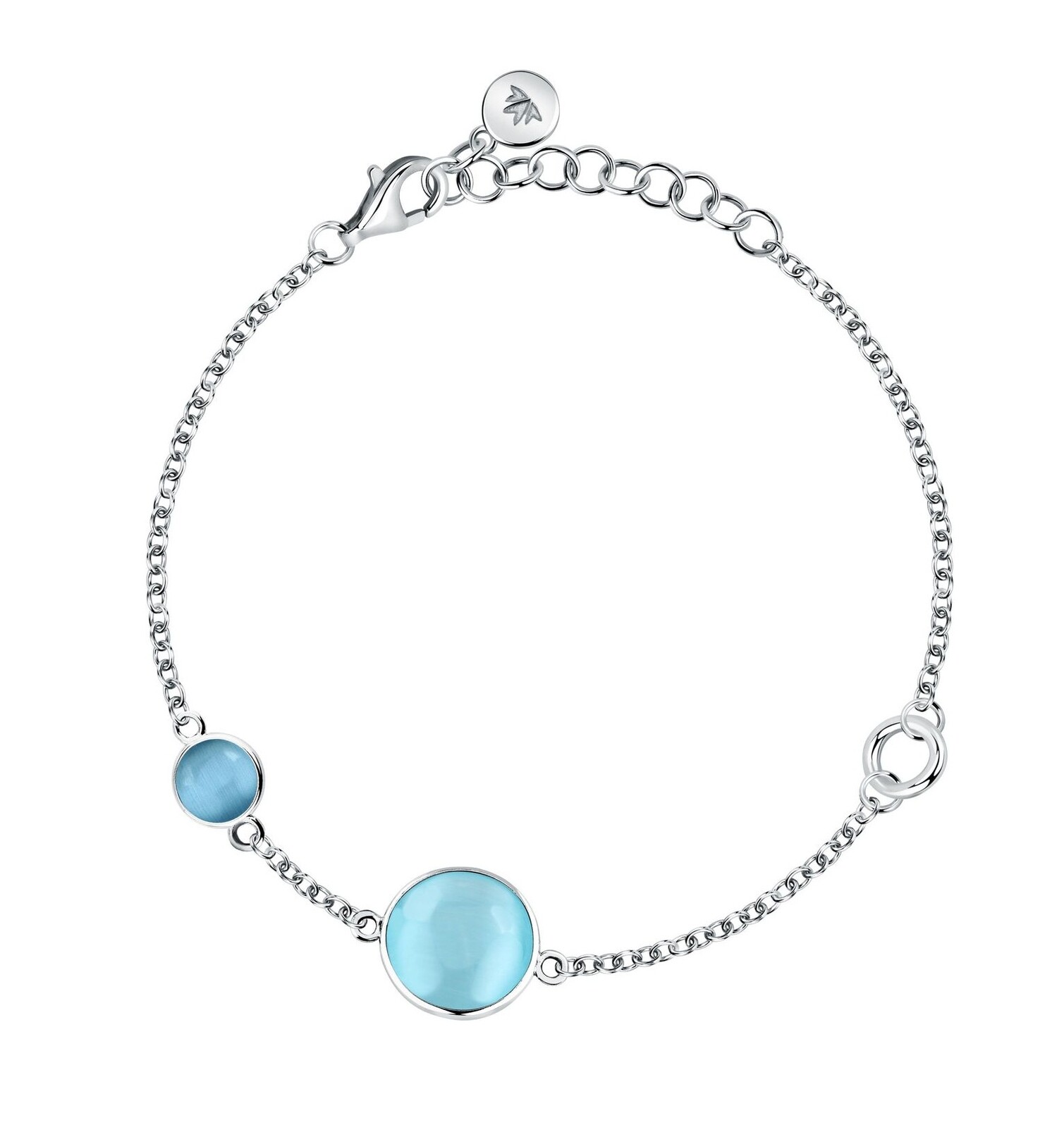 Morellato Dámský stříbrný náramek s kočičím okem Venezia SAZM06