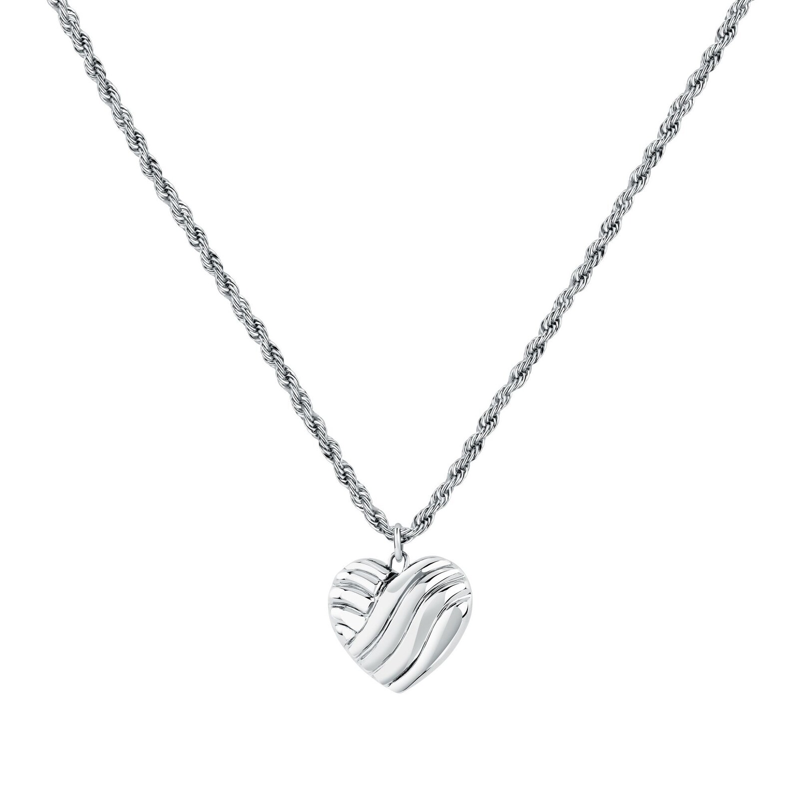 Morellato Krásný ocelový náhrdelník Srdce Battito SAZQ01