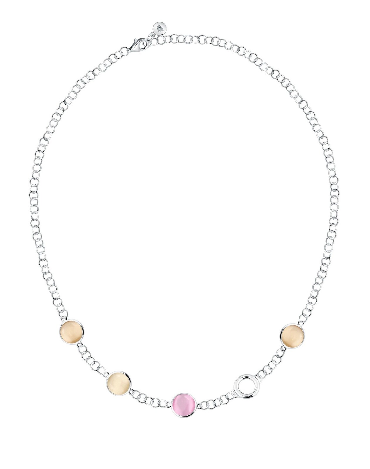 Morellato Fashion stříbrný náhrdelník s kočičím okem Venezia SAZM20