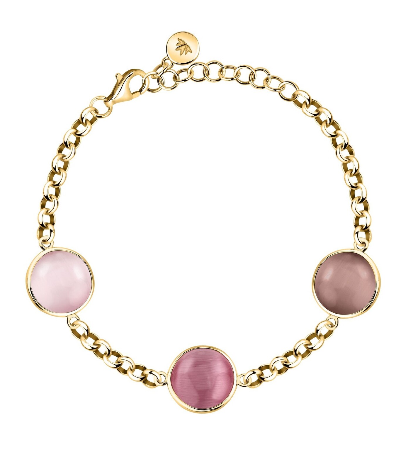 Morellato Výrazný pozlacený náramek s kočičím okem Venezia SAZM15