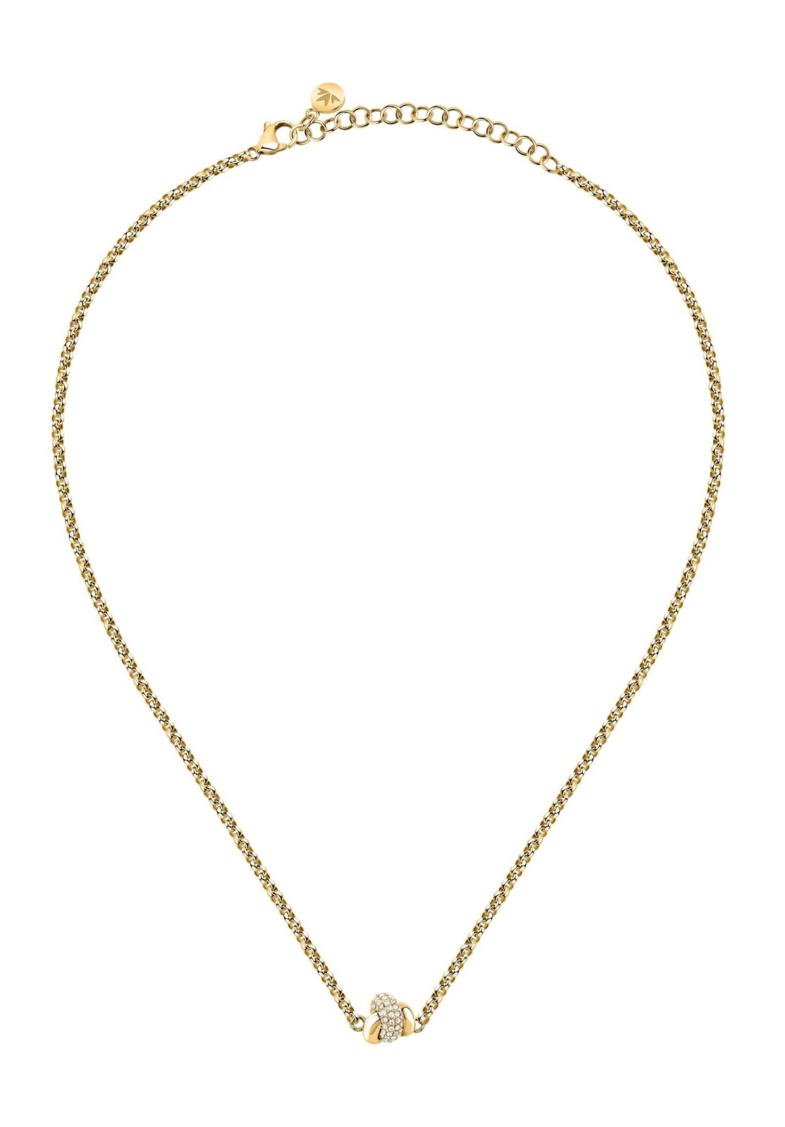 Morellato Elegantní pozlacený náhrdelník s krystaly Legame SAZO01