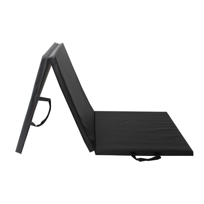 Aga Skládací žíněnka 180x60x3 cm Černá