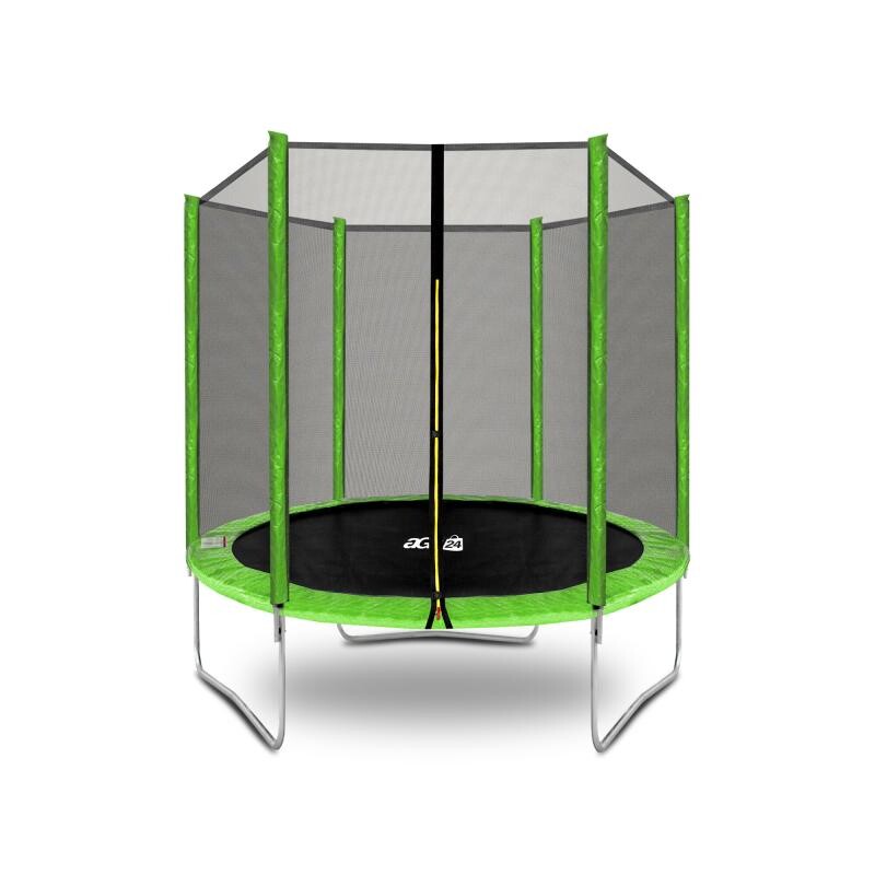 Aga SPORT TOP Trampolína 180 cm světle zelená + ochranná síť