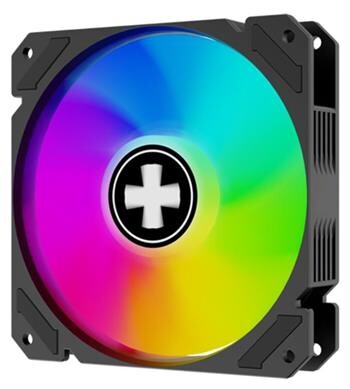 Xilence Ventilátor 120x120x25mm, reverzní, černý, ARGB, PWM, série Performance A+ (XF065 | XPF120R.ARGB)