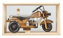 Dřevěná motorka s cisternou 0,35l bedýnka př. typ2