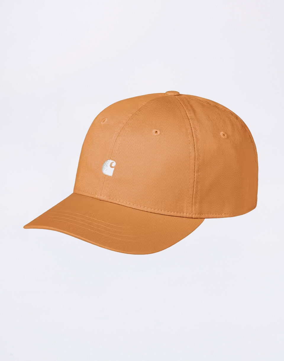 Carhartt WIP Madison Logo Cap Gentle Orange/White