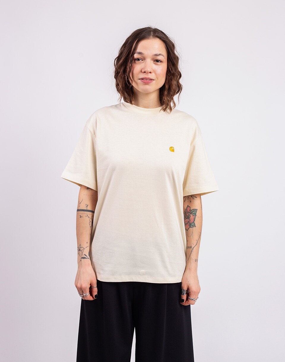 Carhartt WIP W' S/S Chase T-Shirt Cinnerus/Gold XS