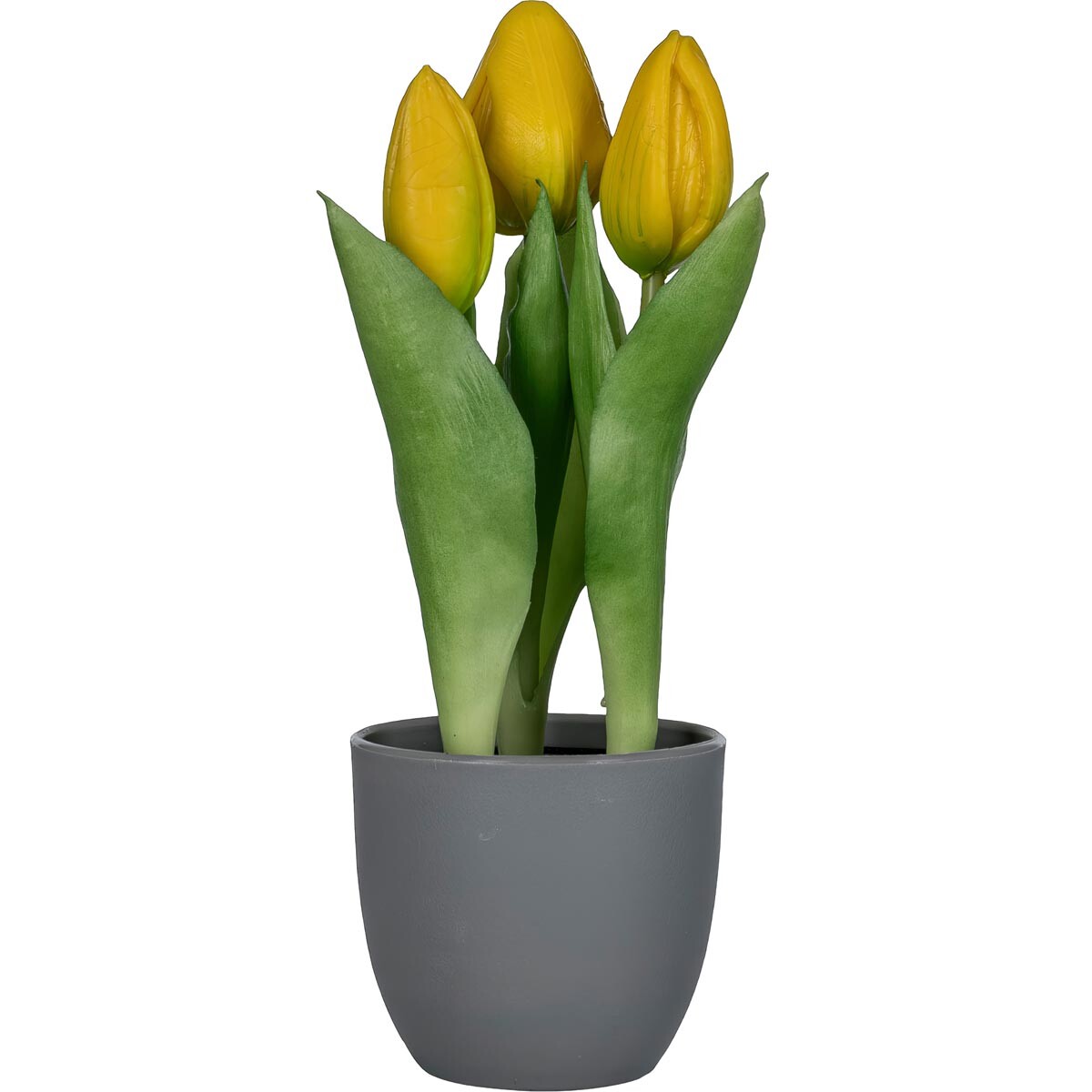Gasper Umělé tulipány v květináči, žluté