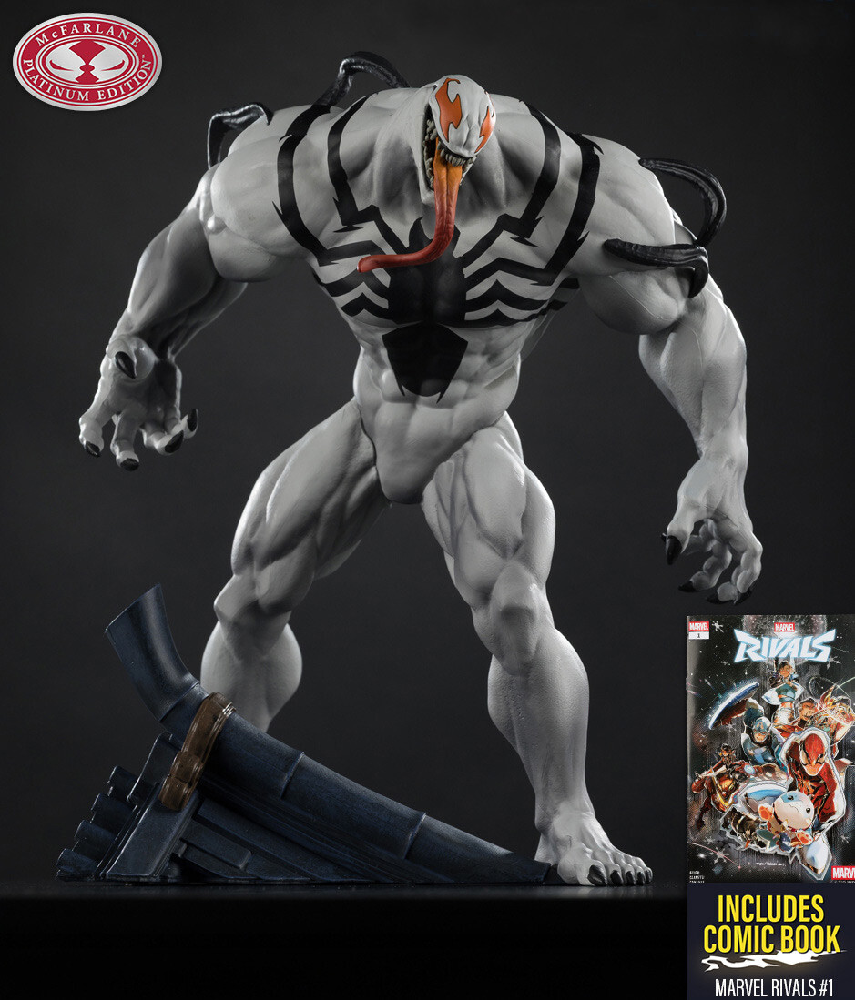 McFarlane | Spider-Man - sběratelská soška Venom (Marvel Rivals Collection) Red Platinum Edition 24 cm