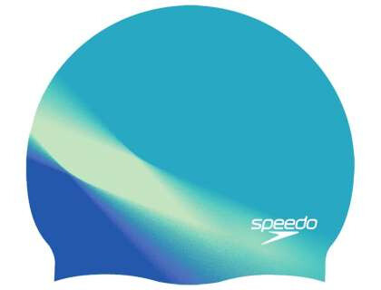 Speedo Multi Color Silicone Cap Zeleno/modrá