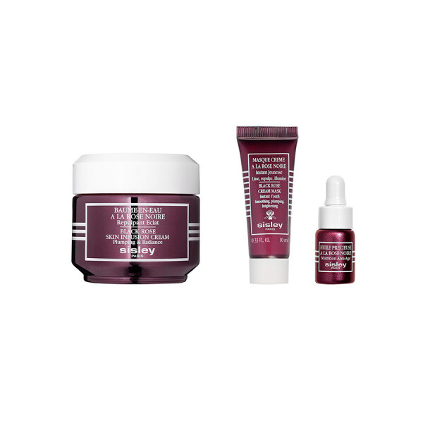 Sisley BLACK ROSE SKIN INFUSION CREAM DISCOVERY PROGRAM set pro zářivou pleť plné hydratace  63 ml