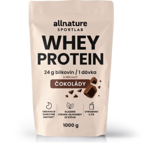 Allnature Sportlab WHEY Protein Čokoláda 1000 g