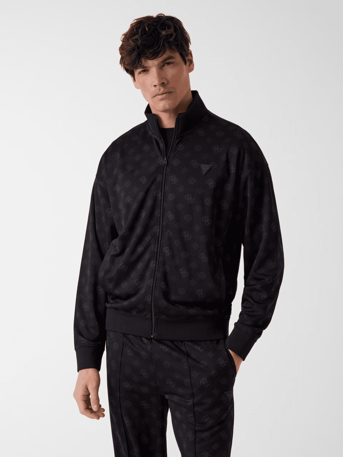 Guess ovidio full zip sweatshirt m